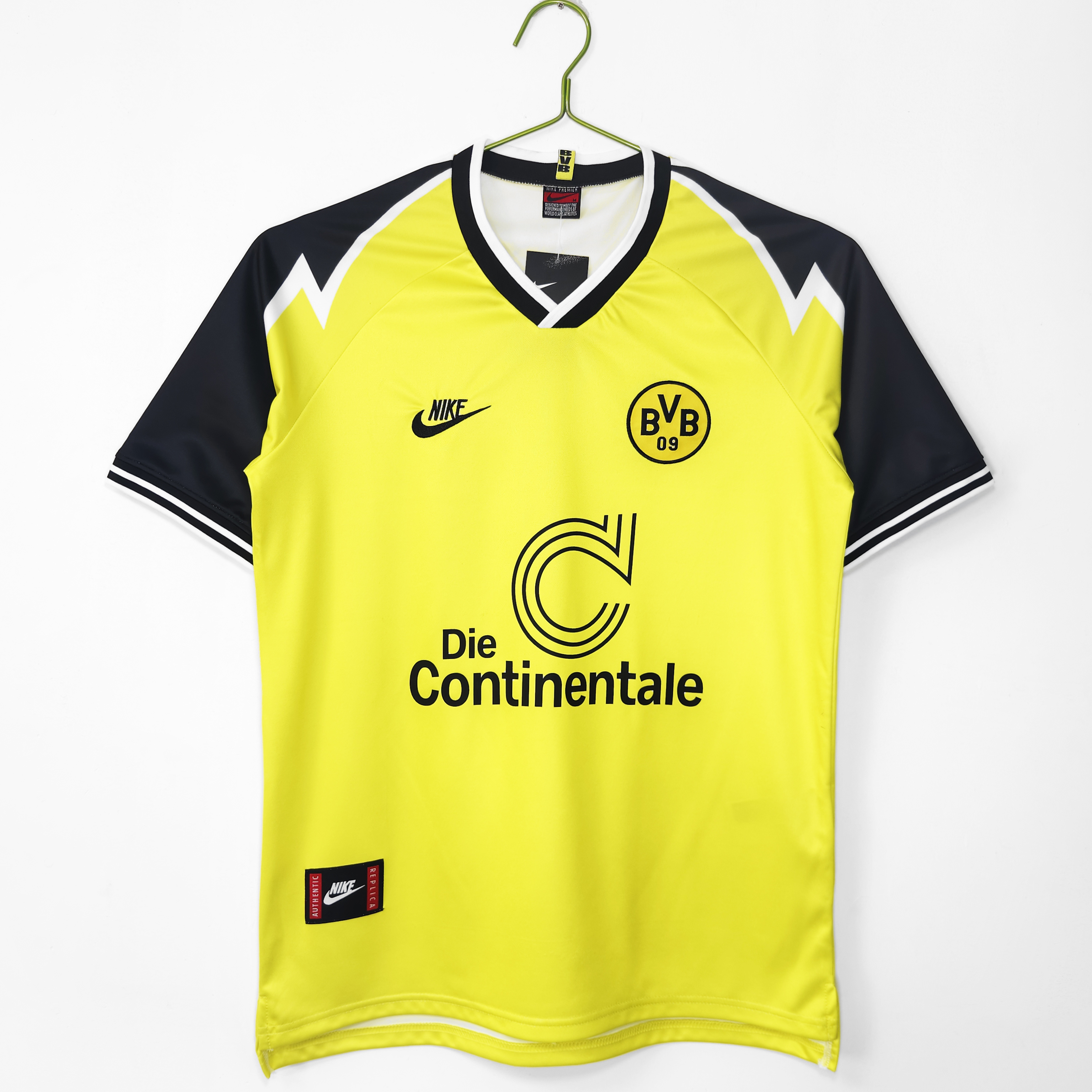 Camiseta de fútbol Borussia Dortmund 1995/96 LOCAL MANGA CORTA VERSION FAN